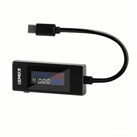 Hsthe Sea Type-C USB Tester 4-30V 0-6.5A Current Meter Voltage Tester Multifunction Display Capacity Voltage Working Time Detecto