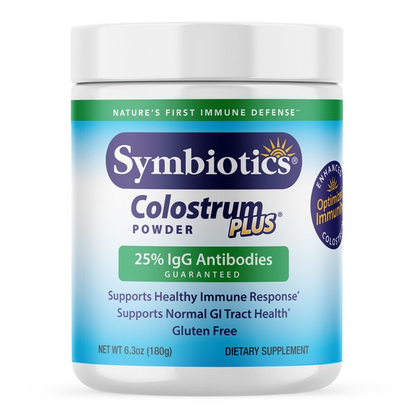 Symbiotics Symbiotics Colostrum Plus Powder Supplement for Immunity Support, 6.3