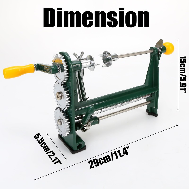 Hand Crank Orange Twist Peeler Machine, Multifunction Stainless Steel Fruit