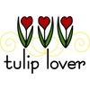 CafePress Tulip Lover Oval Car Bumper Sticker