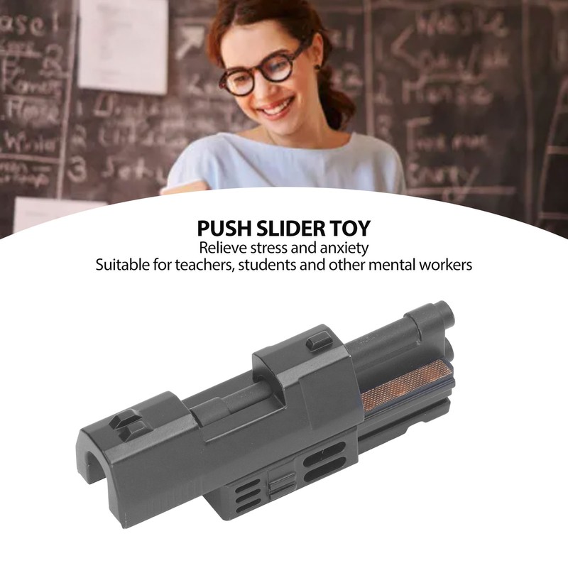 Metal ADHD Push Slider Toy Adult Portable Flexible Funny Office