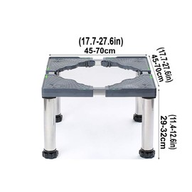 Refrigerator Holder Bracket 4/8/12 Legs Adjustable Washing Machine Base Stand Extendable Appliance Fridge Stand 29-32cm Heightening Cookers Base Tray Large Outside Plant Container