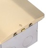 Floor Power Socket Embedded Installation USB Waterproof Dust Proof Recessed