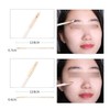ZOREYA 10pcs Pearl White Portable Professional Makeup Blending Brushes Set