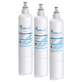 FilterLogic 5231JA2006A Refrigerator Water Filter, Replacement for Kenmore 9990, 46-9990, LG LT600P, 5231JA2006B, 5231JA2006F, 5231JA2006E, LSC27931ST, LFX25960ST, FML-2, 3 Pack