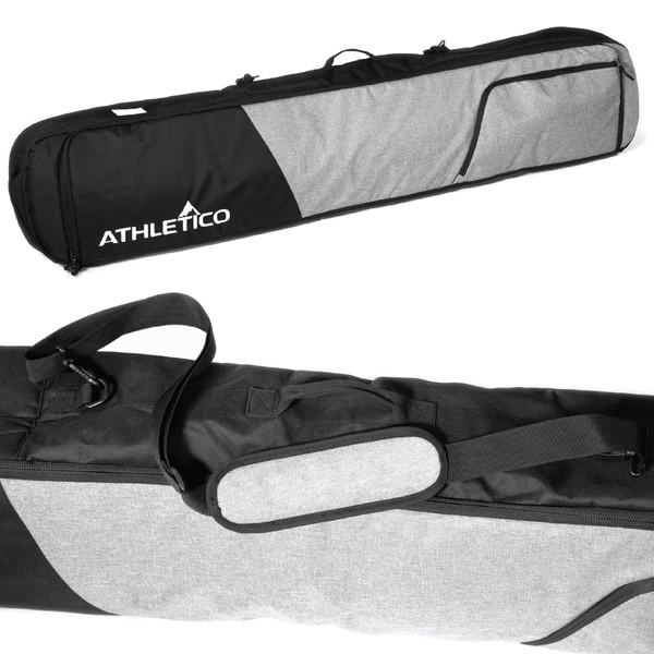 Athletico Peak Padded Snowboard Bag (Black/Gray, 157cm)