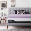LUCID 4 Inch Lavender Infused Memory Foam Mattress Topper-Ventilated Design-King