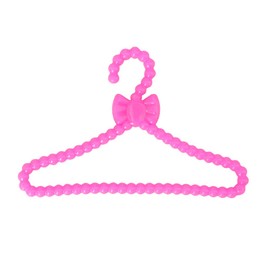 Miunana 70 Pcs Doll Hangers Set Clothes Hangers Kit for 11.5 Inch Girl Dolls Wardrobe Closet Accessories