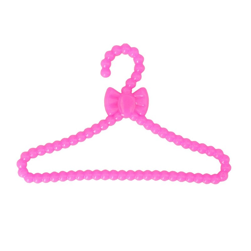 Miunana 70 Pcs Doll Hangers Set Clothes Hangers Kit for