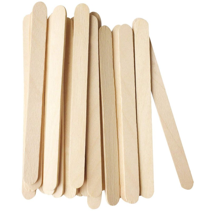 Kids B Crafty 300 Lolly Sticks for Craft, Lollipop, Wood,