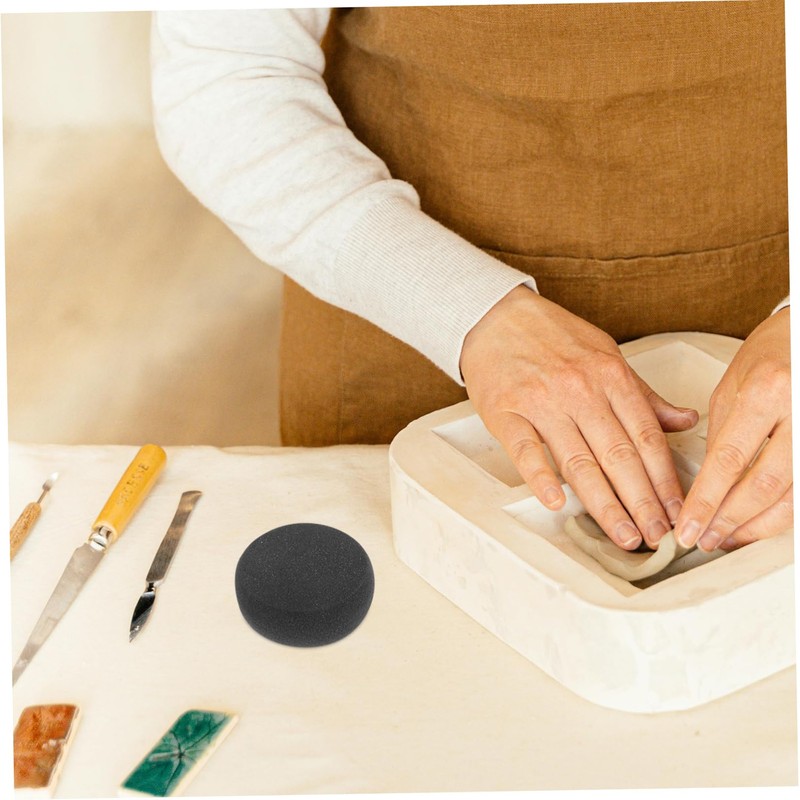 TEHAUX 2pcs Pottery Sponges for Artists Soft Clay Sponges for