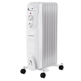 EUROSTAR HRH789W Oil-Filled Radiant Heater, White