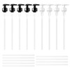 Miqidaa 9 Pack Coffee Syrup Pump Dispenser for 1L Bottles