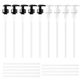 Miqidaa 9 Pack Coffee Syrup Pump Dispenser for 1L Bottles