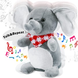 TOY Life Infant Toys for Baby 18M+ Months Baby Musical Talking Toys Plush Elephant Toys - Stuffed Newborn Toys with Dancing Singing Toys for Babies Boys Girls Toddlers Baby Toys 18M+ Months