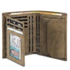 TENBST Men's Wallet with RFID Protection, Wallet with Coin Compartment,