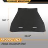 CNNELL Hood Insulation Pad Compatible with 2006-2012 Ford Ranger 1/2"