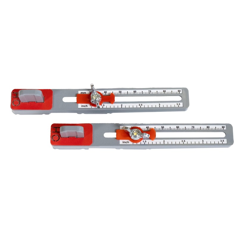 HO SCALE ADJUSTABLE PARALLEL TRACK TOOL (2/pk) - HO Scale