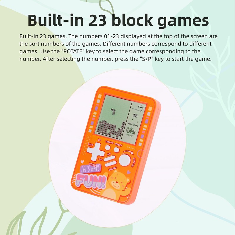 CZT Poket block game console Built-in multiple classic Retro brick