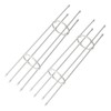 2 Sets Vines Climbing Support Balcony Outdoor Steel Pipe Plant