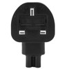 2PCS to IEC320 C5 Power Adapter 13A PDU Chassis Power