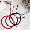 2 pcs Lucky And Protection Bracelet,Dark Red String Bracelet for