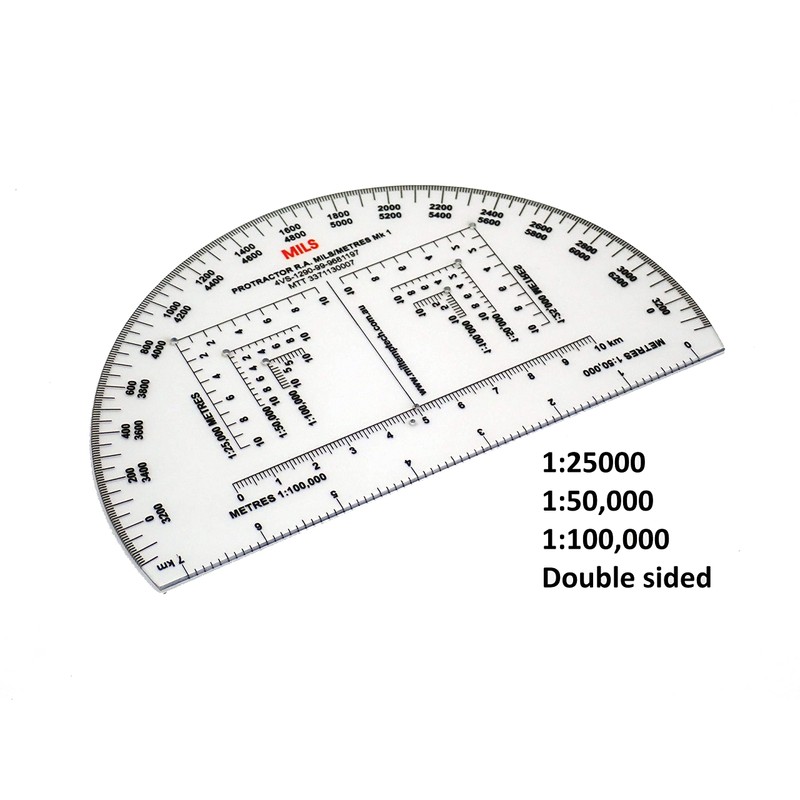 MTT PL - United Kingdom MOD RA 6 Inch Protractor