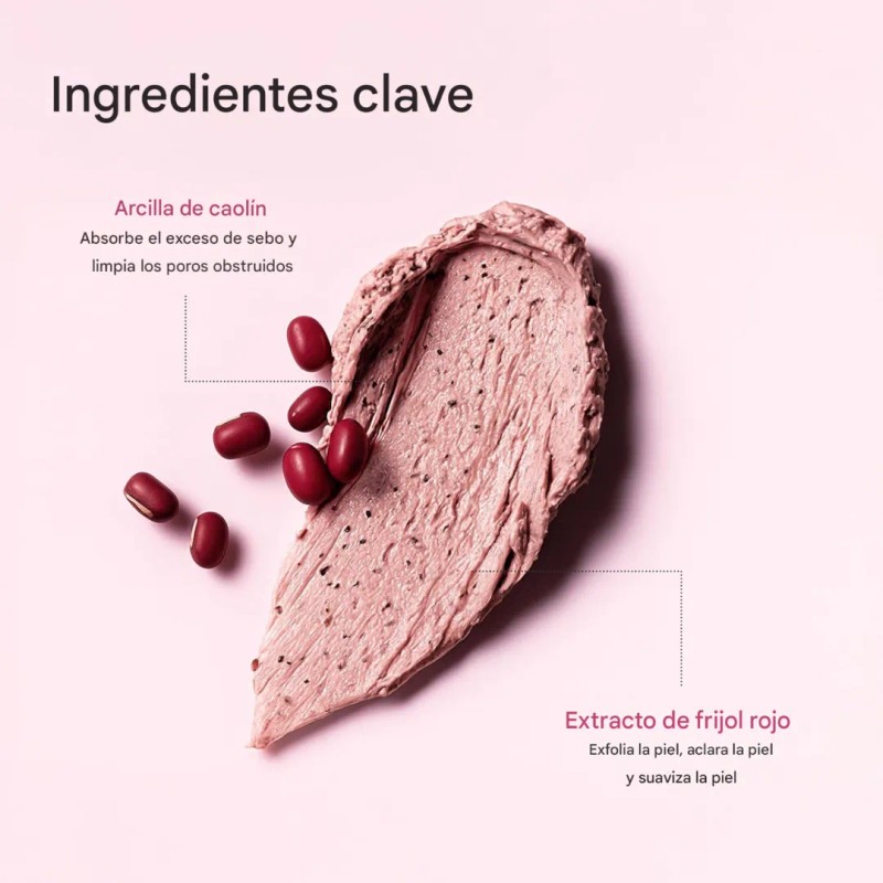 Mascarilla Red Bean Boj Piel Suave 140 Ml Todo Tipo