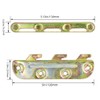 Lrcipru ﻿Surface Mounted Bed Rail Brackets 4 Set Bed Frame