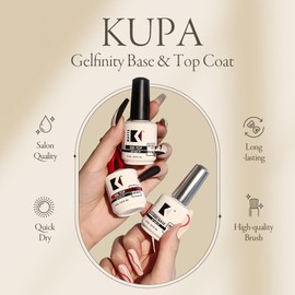 KUPA KUPA GelFinity Gel Topcoat Gloss Finish 8oz