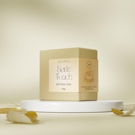 RelaxZing Handcrafted Natural Soaps, Moisturizing and Nourishing Body Soap, Cleanses and Exfoliates, Restores Natural Glow, Satin Touch Silk Protein