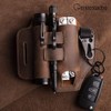 Gentlestache Multitool Belt Sheath, EDC Leather Belt Organizer, Belt Holder