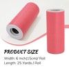 Ribreeze Carol Tulle Fabric Roll - 6 Inch x 25