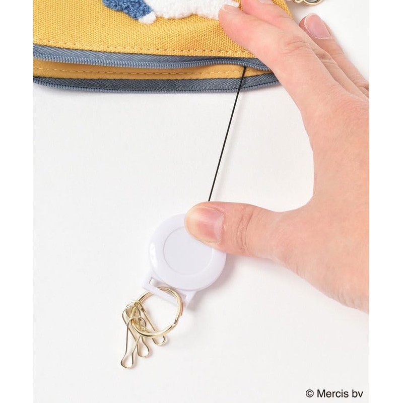 Miffy Key Pass Pouch Yellow Colorful Sagara