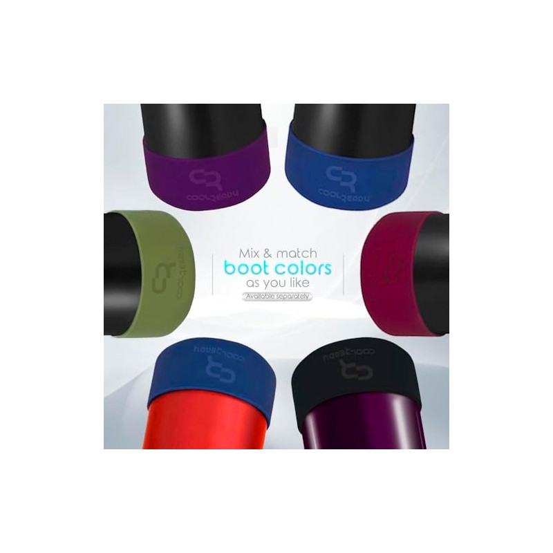 CoolReady - Botas de botella de agua de 40 onzas,