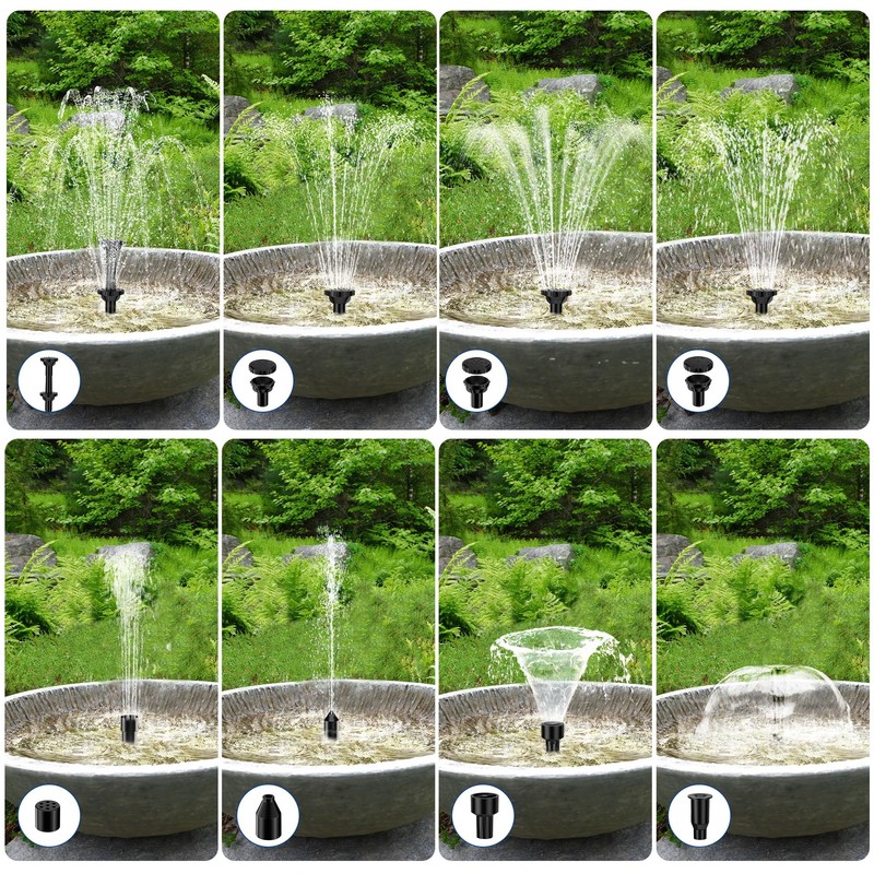 Biling 7.5W Solar Water Pump Outdoor, Solar Pond Pump Solar