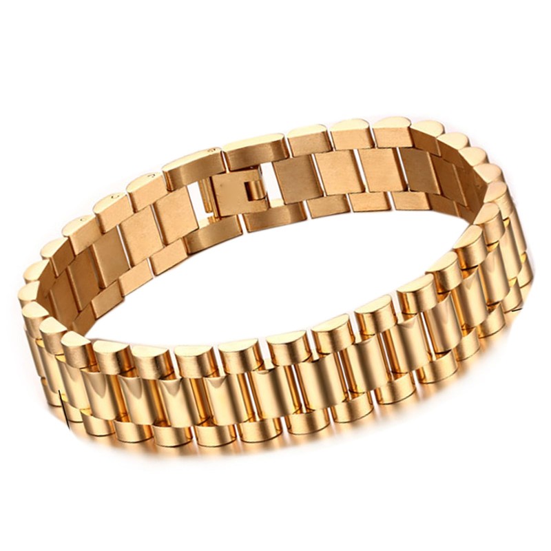 Gold Link Chain Bracelet, Single Link Chain Bracelet, Light and