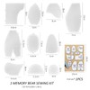 10 Pieces 1 Memory Bear Sewing Kit, Memory Bear Template
