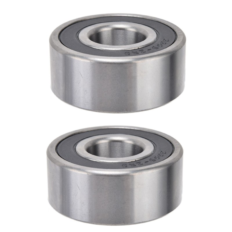 2Pcs Double Row Ball Bearing High Speed Operation Excellent Manufacture