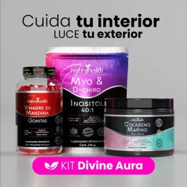 Kit Divine Colageno Marino Inositol Vinagre De Mza Natural H