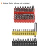 HARFINGTON 10pcs Screwdriver Bit Holder Organizer Hex Drill Plastic Storage