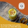 FGO Organic Turmeric Ginger Tea, Eco-Conscious Tea Bags, 100 Count,