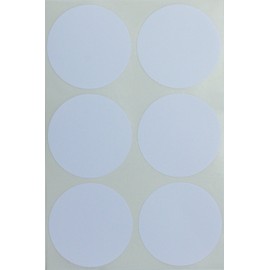Round White Sticker Color Coding Labels 50mm (5cm) Writable Surface Sticky Label Dots - 180 Pack by Royal Green