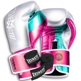 ZTTY Pro Boxing Gloves Microfiber Leather Breathable Taekwondo Martial Arts Sparring Gloves