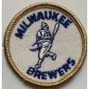 Vintage Milwaukee Brewers Team Logo 2” Round Kraft Foods Promotional