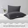 Pamposh Pillow Cases 2 Pack Super Soft Brushed Microfibre Pillow