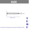 TERF® 13mm X 3mm Galvanised ELH Clout Nails 13mm (1/2'')