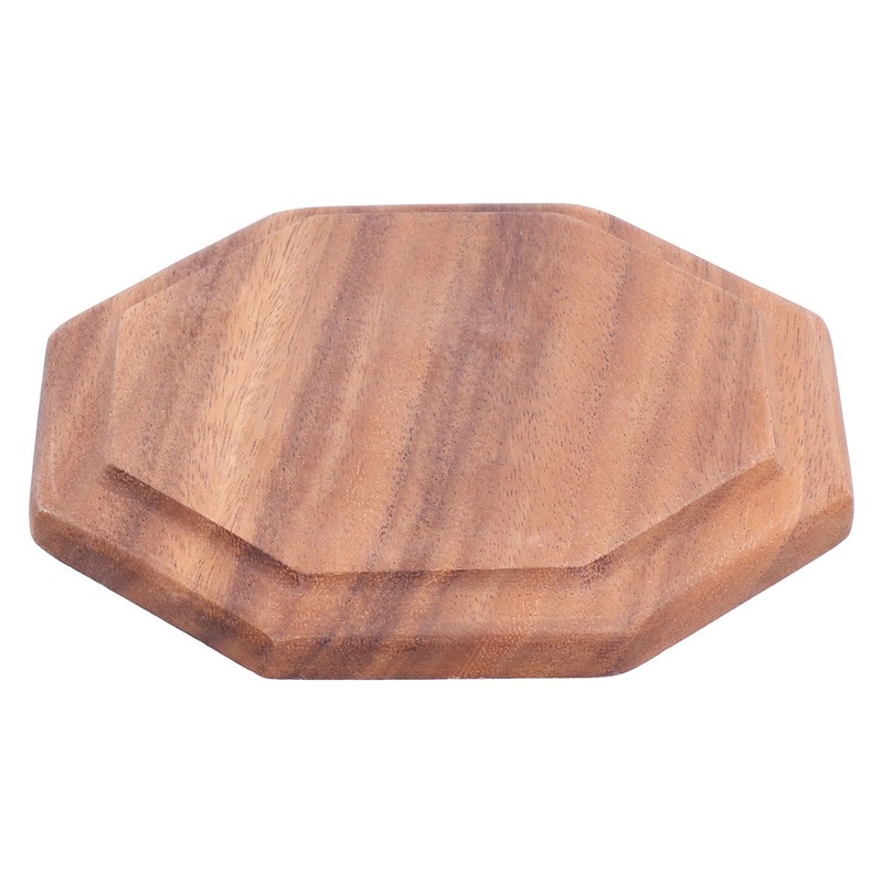 Tea Plate Natural Wood Environmental Protection Uniform Texture Odorless Serving