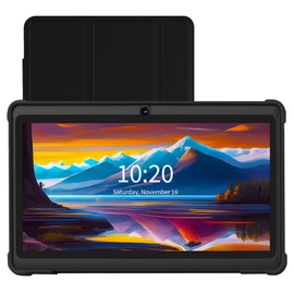 VOLENTEX 7 Inch Tablet, Quad Core Android 13 OS, 32GB ROM, WiFi, Bluetooth, Dual Camera, USB C Tablet PC, 7" Touch Screen IPS HD Display Android PAD