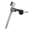 WOOCH Sliding Glass Door Ratchet Lock with Chrome Finish, Keyed